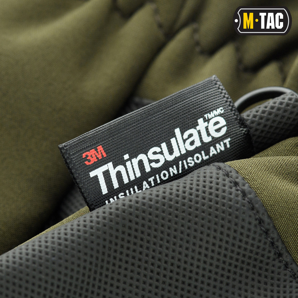 РУКАВИЦІ M-TAC SOFT SHELL THINSULATE OLIVE (90308001)