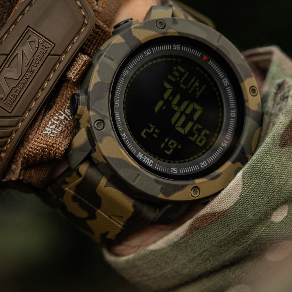 M-Tac годинник тактичний з компасом 2095 Camo (50009030)