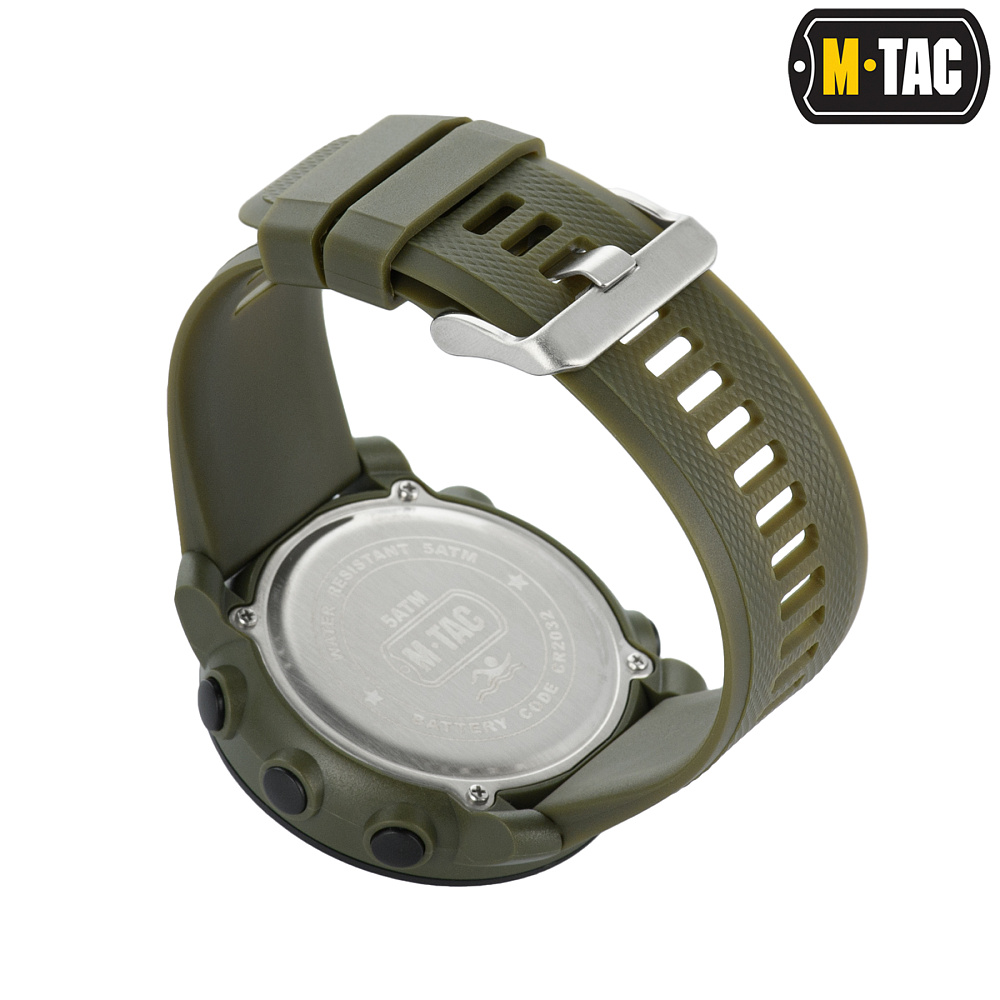 M-Tac годинник тактичний з компасом 2095 Army Green (50009001)