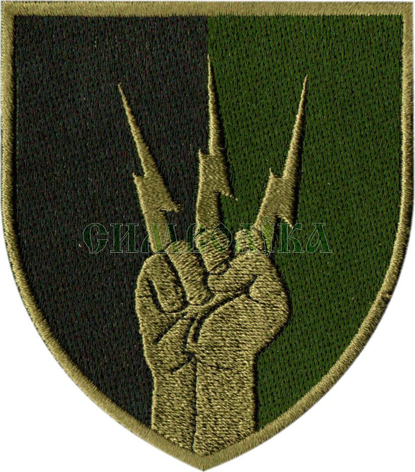 76 окремий полк зв'язку і управління / зах / нарукавна емблема !