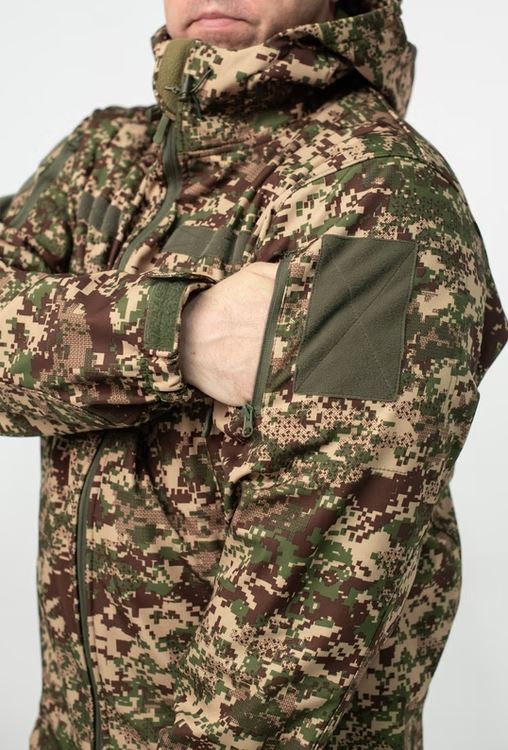 Куртка Демісезонна Soft Shell Хижак НГУ Чоловіча з флісовою підкладкою