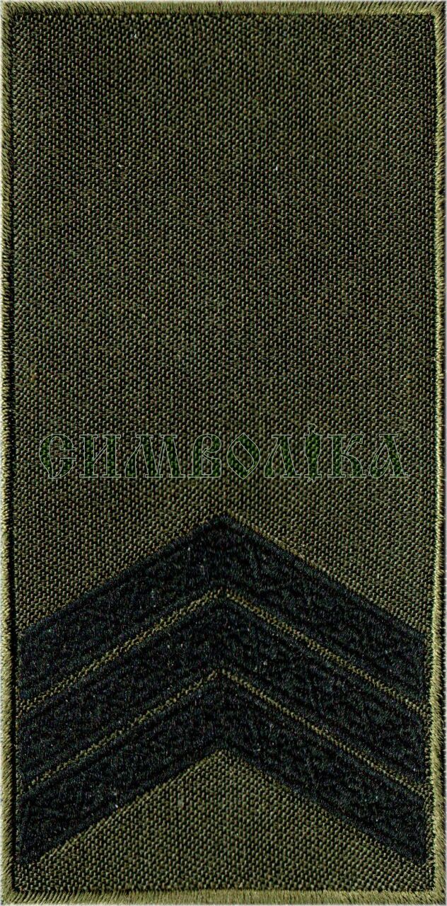 Погон НГ Сержант /тк.олива/ 10*5см !