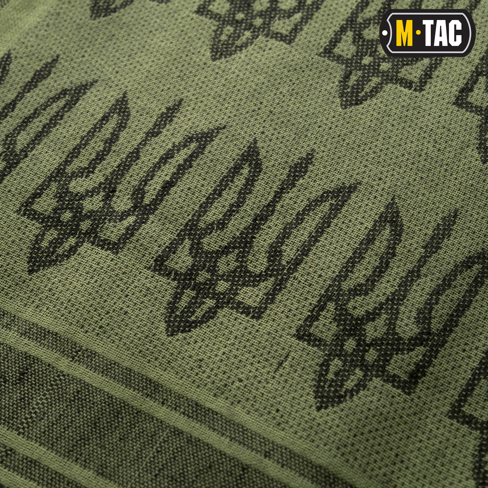 M-Tac M-TAC ШАРФ ШЕМАГ З ТРИЗУБОМ OLIVE/BLACK (40905001)