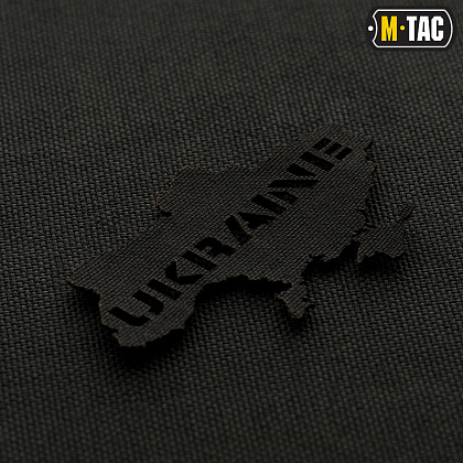 M-Tac нашивка Ukraine (контур) скрізна Laser Cut Black (51148002)