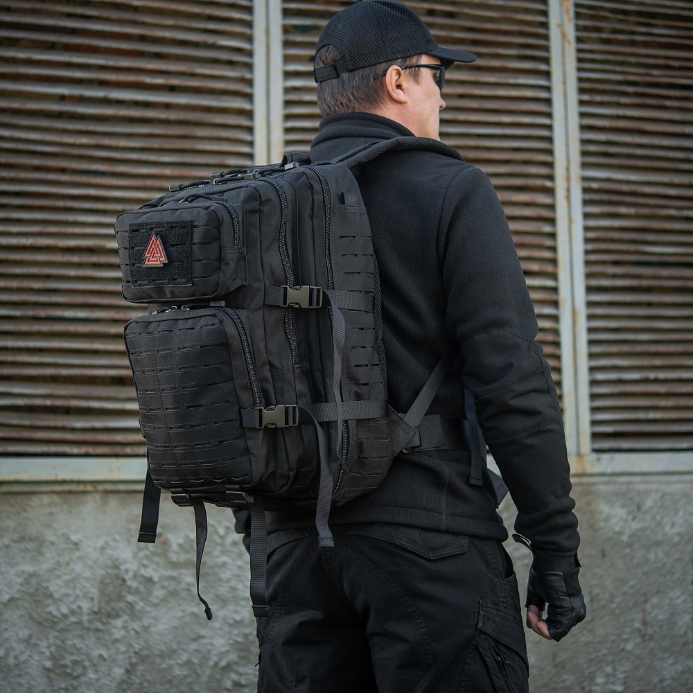 M-Tac рюкзак Large Assault Pack Laser Cut Black (10335002)