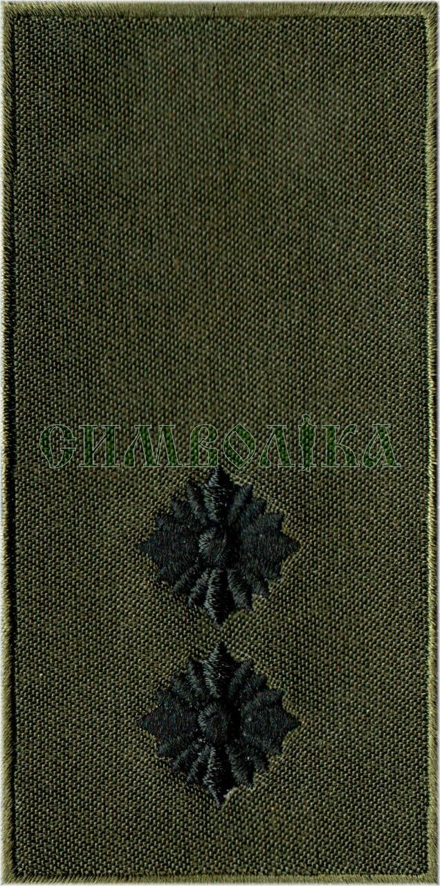 Погон НГ Лейтенант /тк.олива/ 10*5см !