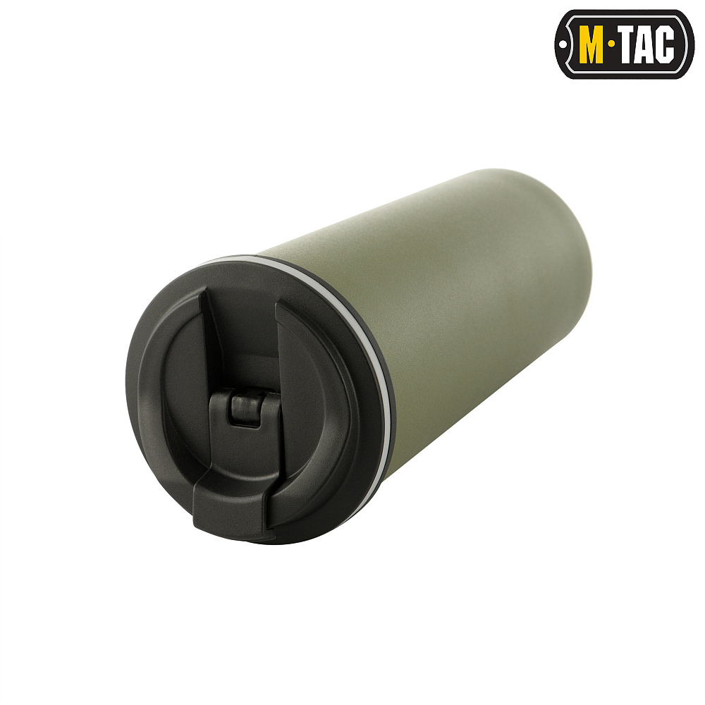 M-Tac термокружка з клапаном 450 мл олива (60053001)