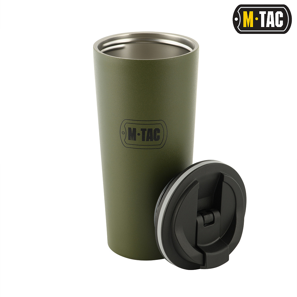 M-Tac термокружка з клапаном 450 мл олива (60053001)