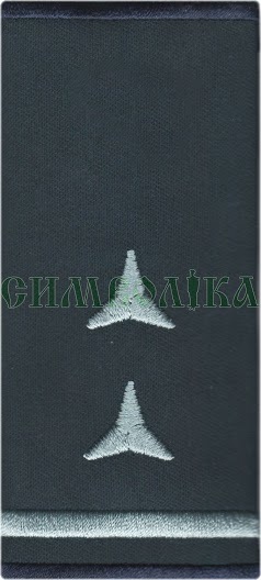 Погон ДСНС Головний майстер-сержант (прапорщик, старший прапорщик) /сірі /липучка - 9х5 см / муфта - 10х5 см !