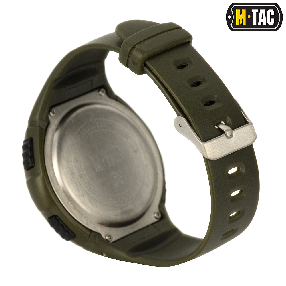 M-Tac годинник тактичний з крокоміром Olive (50001001)
