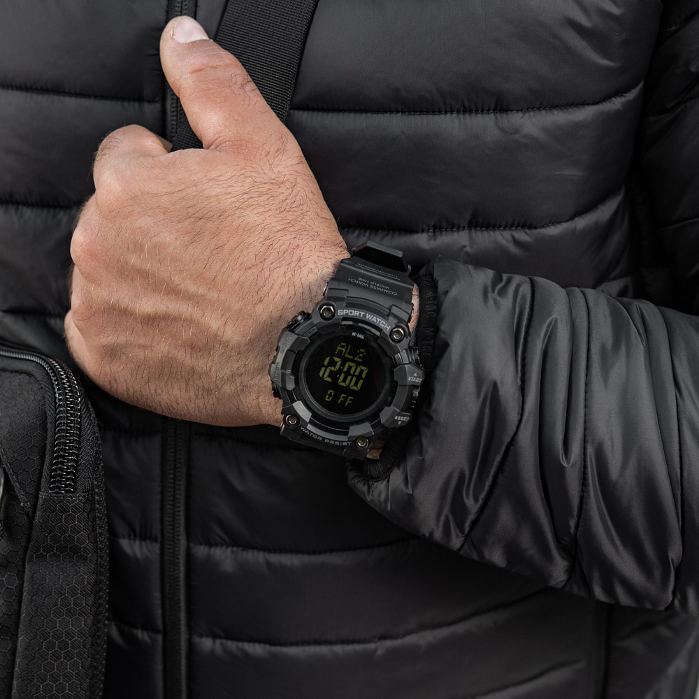 M-Tac годинник тактичний 2037 Black (50007002)