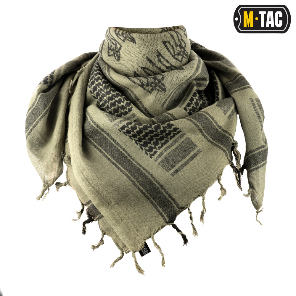 M-TAC ШАРФ ШЕМАГ З ТРИЗУБОМ FOLIAGE GREEN/BLACK (40905007)