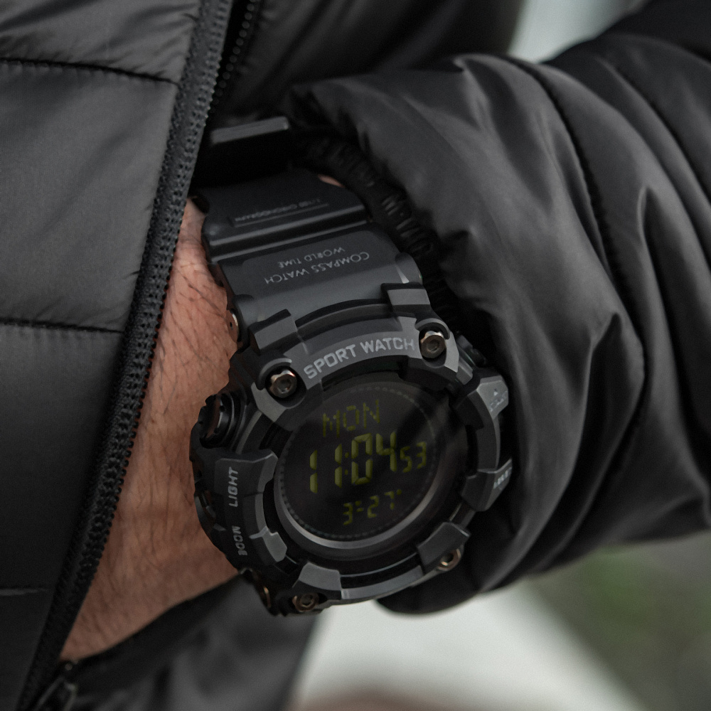 M-Tac годинник тактичний 2037 Black (50007002)