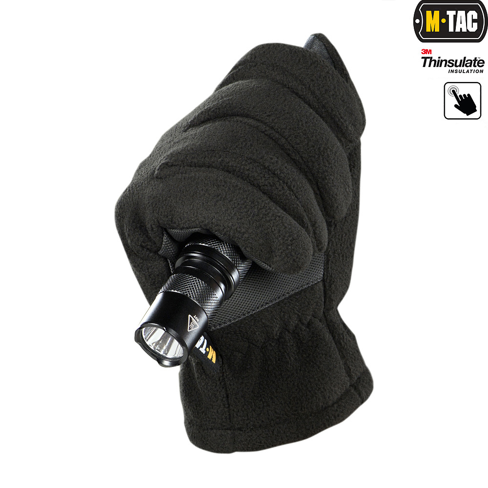 M-Tac M-TAC РУКАВИЧКИ FLEECE THINSULATE BLACK (90309002)