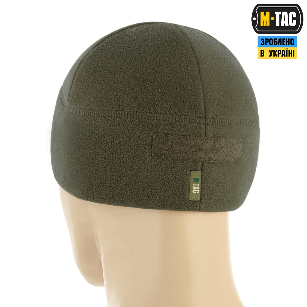 M-Tac шапка Watch Cap Elite фліс (320г/м2) з липучкою Dark Olive  (40029048)