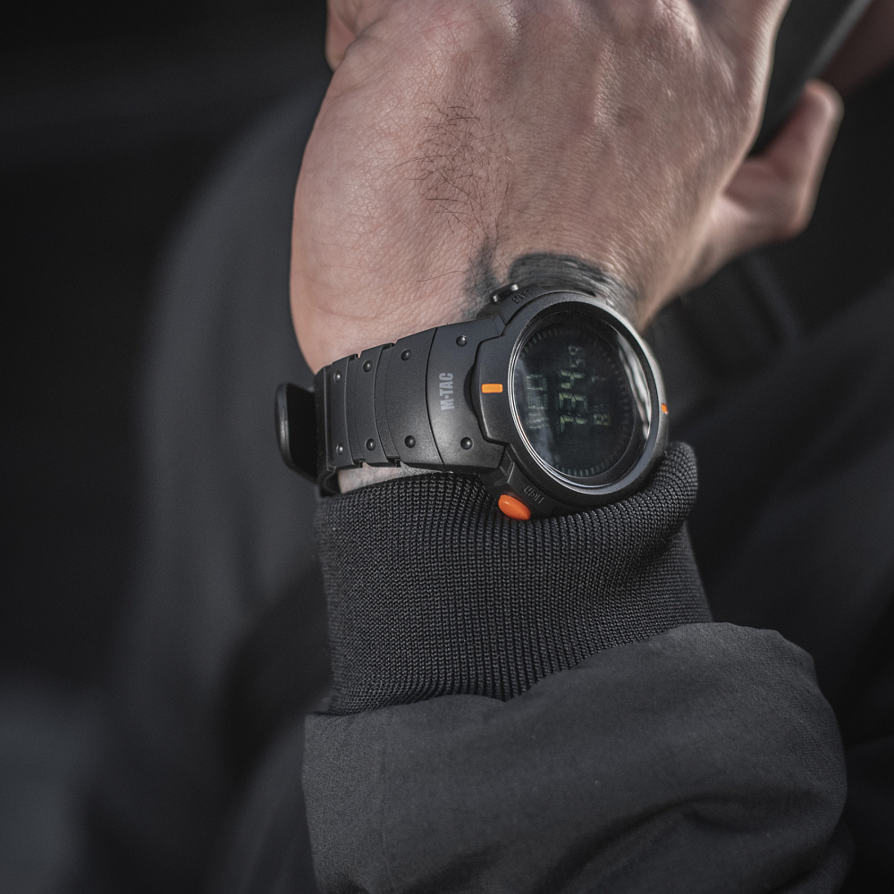 M-Tac годинник тактичний з компасом Black (50003002)