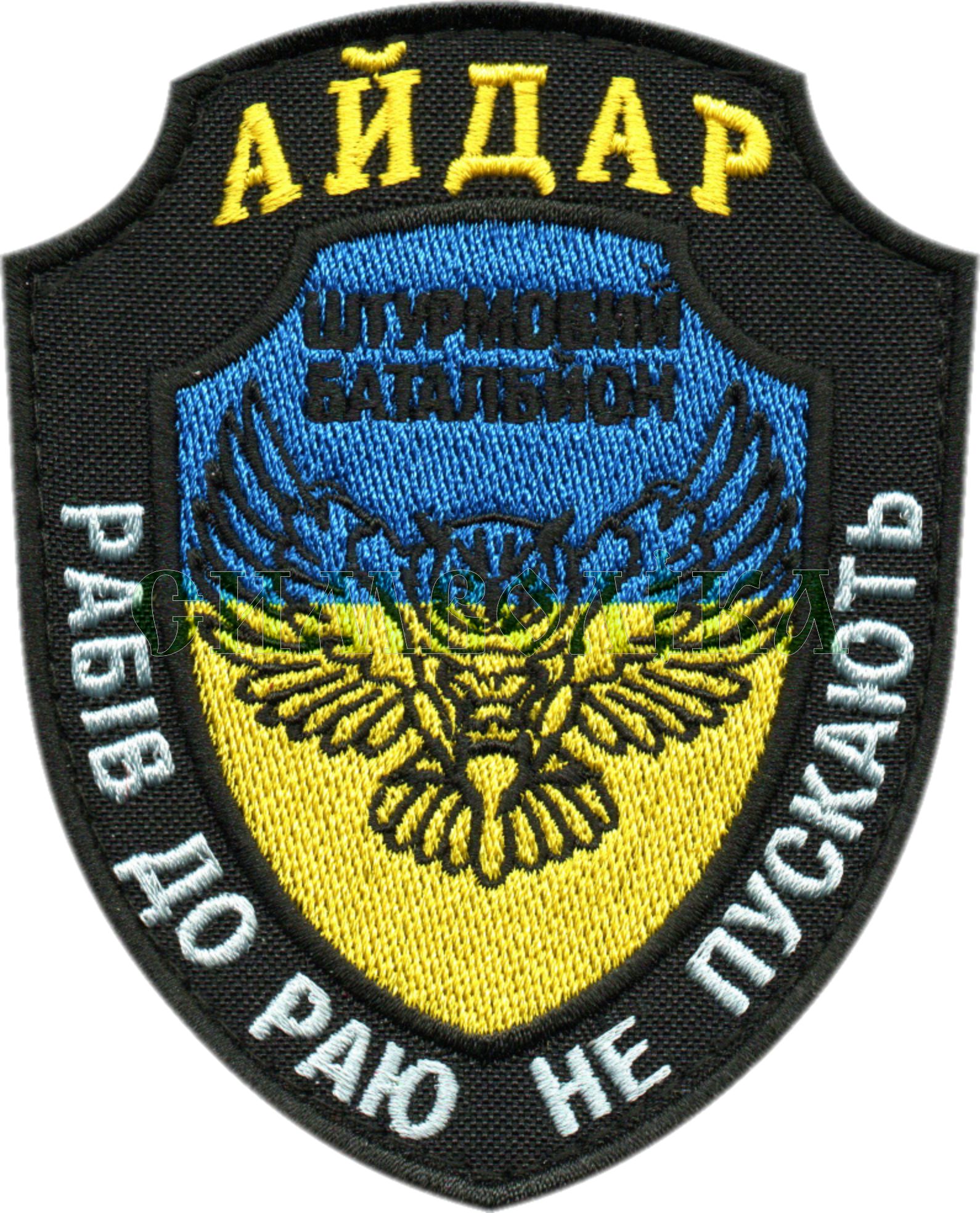 Айдар Рабів до раю не пускають / кол / нарукавна емблема !