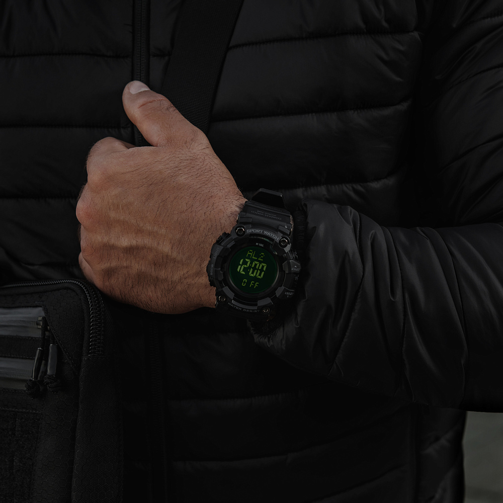 M-Tac годинник тактичний 2037 Black (50007002)