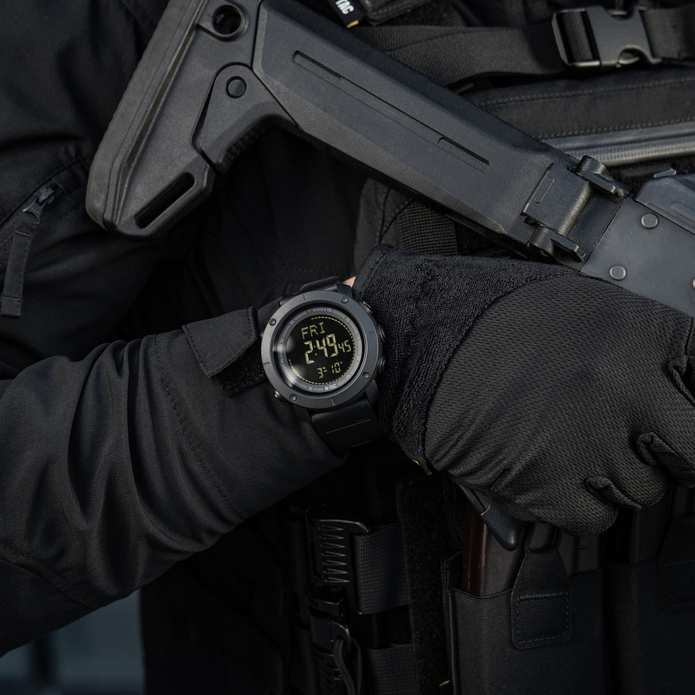 M-Tac годинник тактичний з компасом 2095 Black (50009002)