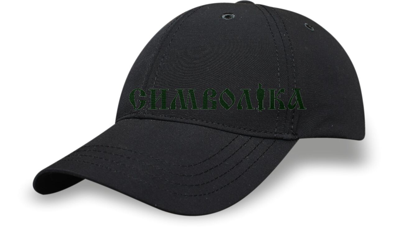 Бейсболка чорна тк.нейлон