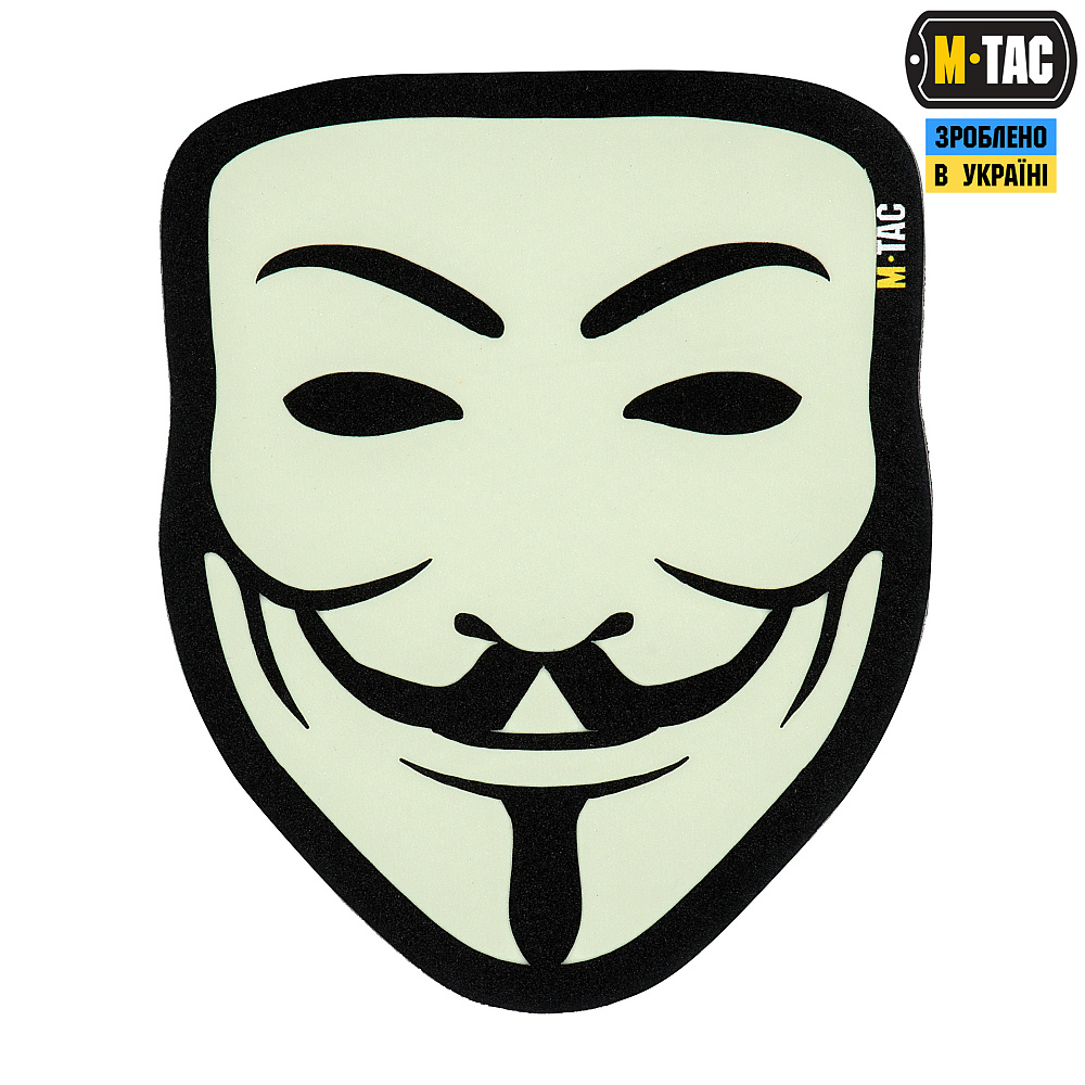 M-Tac нашивка Anonymous Black/GID (51313299)