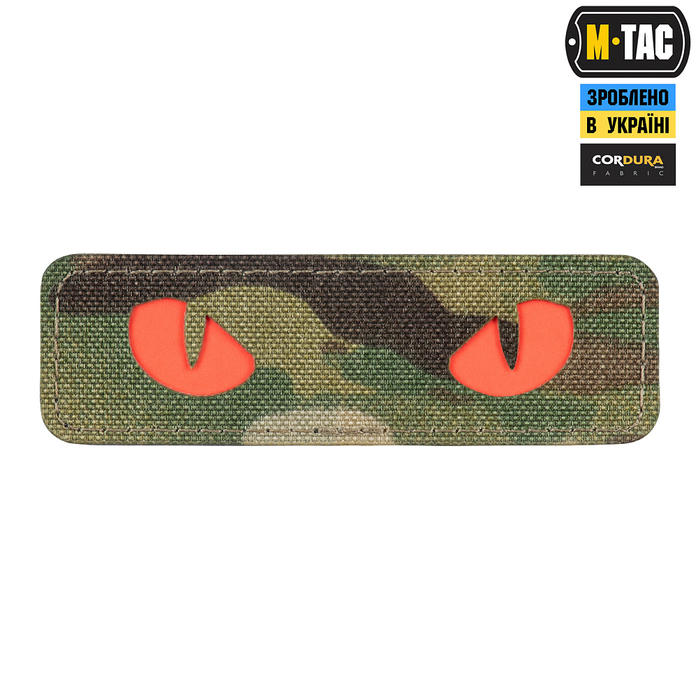 M-Tac нашивка Cat Eyes Laser Cut Multicam/Red/GID (51495998)