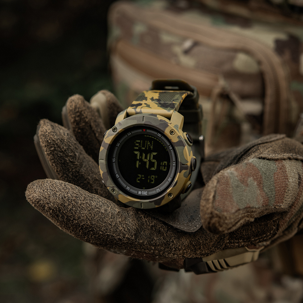 M-Tac годинник тактичний з компасом 2095 Camo (50009030)